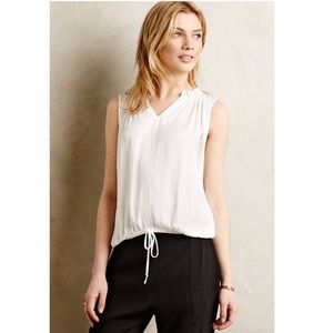 Dolan white Aruella sleeveless top Anthropologie